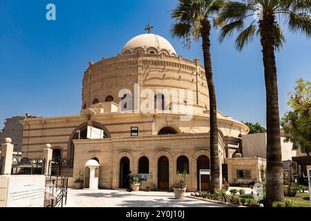 Église George, église orthodoxe grecque, région copte, vieux Caire, rive est du Nil, le Caire, Egypte, Afrique du Nord, Afrique Banque D'Images