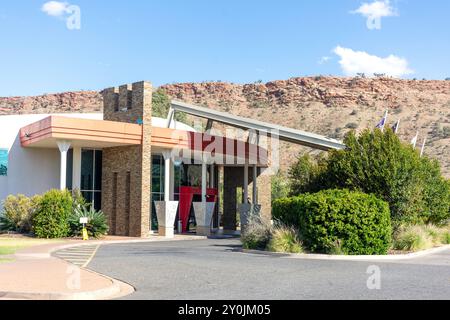 Entrée au casino Lasseters, Barrett Drive, Alice Springs, territoire du Nord, Australie Banque D'Images