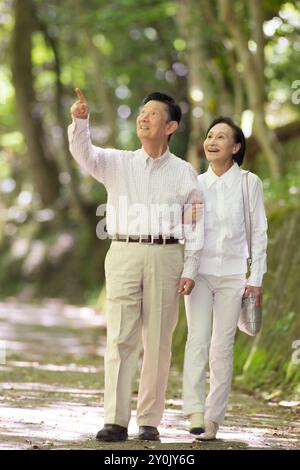 Couple de personnes âgées Banque D'Images