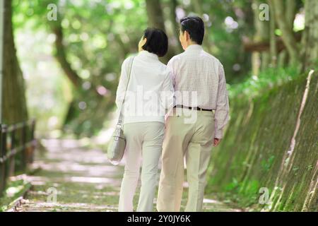Couple de personnes âgées Banque D'Images