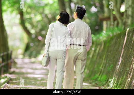 Couple de personnes âgées Banque D'Images