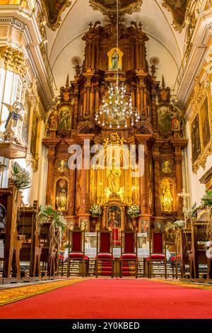 Iglesia de Santo Tomas y de San Felipe Neri (église Saint Thomas et Saint Philippe Neri), Plaza de San Vicente Ferrer, Valence, Espagne. Banque D'Images