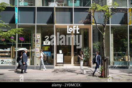 Loft Store Ginza Tokyo Japon Banque D'Images