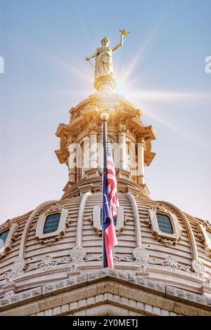 Texas State Capitol à Austin, Texas, États-Unis. Banque D'Images