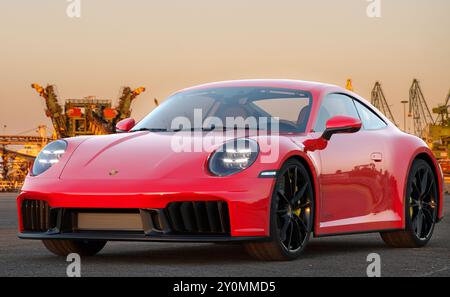 La nouvelle Porsche 911 Carrera GTS pour l'année modèle 2025. Banque D'Images