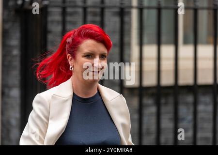 Londres, Royaume-Uni. 03 septembre 2024. Louise Haig, secrétaire aux Transports, lors d'une réunion du cabinet au 10 Downing Street London. Crédit : Ian Davidson/Alamy Live News Banque D'Images