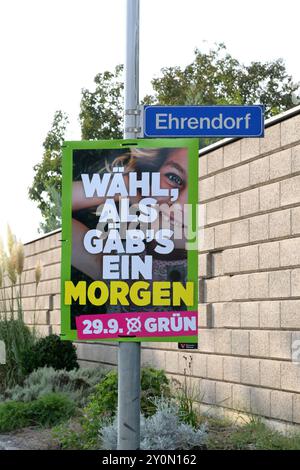 Wahlplakat zur Nationalratswahl, AM 29. Septembre 2024 à Österreich. DAS Bild zeigt ein Plakat der Grünen Österreichs Grüne . DAS Bild wurde am am 02.09.2024 im Raum Gmunden, Oberösterreich fotografiert 2024 - Wahlplakat zur Nationalratswahl, am 29. Septembre 2024 à Österreich. DAS Bild zeigt ein Plakat der, AM 02.09.2024. *** Affiche électorale pour l'élection du Conseil National, le 29 septembre 2024 en Autriche la photo montre une affiche des Verts Autrichias Verts la photo a été prise le 02 09 2024 dans la région de Gmunden, haute-Autriche affiche électorale 2024 pour l'élection du Conseil National Banque D'Images