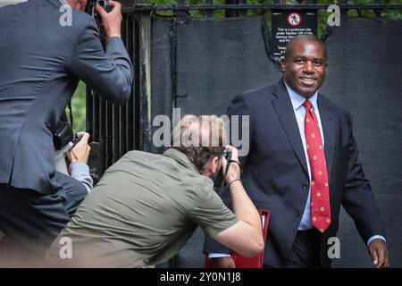 Londres, Royaume-Uni. 03 septembre 2024. David Lammy, ministre des Affaires étrangères. Les ministres du gouvernement Starmer assistent à la réunion du Cabinet à Downing Street. Crédit : Imageplotter/Alamy Live News Banque D'Images