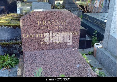 Paris, FRA. 27 août 2024. 20240827 - sépulture du photographe Brassai et de son épouse Gilberte, au cimetière Montparnasse à Paris. (Crédit image : © Chuck Myers/ZUMA Press Wire) USAGE ÉDITORIAL SEULEMENT! Non destiné à UN USAGE commercial ! Banque D'Images