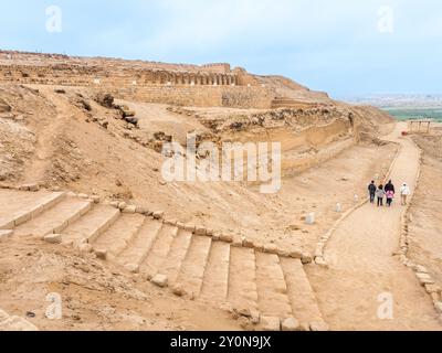 Complexe archéologique de Pachacamac, près de Lima - Pérou Banque D'Images