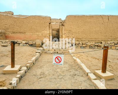 Complexe archéologique de Pachacamac, près de Lima - Pérou Banque D'Images