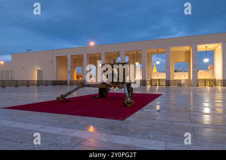 Msheireb Downtown Cannon tir, tir au canon également connu sous le nom d'iftar Midfaa Banque D'Images