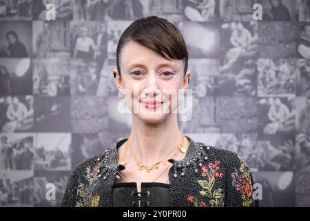 Londres, Royaume-Uni. 3 septembre 2024. Andrea Riseboroughassiste à la première britannique de Lee, à l'Odeon luxe, Leicester Square, Londres. . Le crédit photo devrait se lire : Matt Crossick/Alamy Live News Banque D'Images