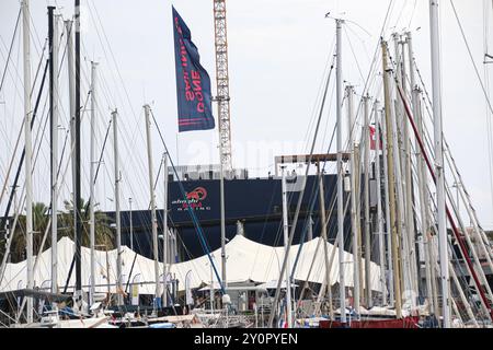 America's Cup - port de barcelone lors de la 37e America's Cup Louis Vuitton - Village, course à voile à Barcelone, Espagne, 03 septembre 2024 Banque D'Images