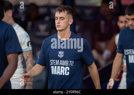 FC BARCELONE vs REAL VALLADOLID août 31,2024 Marc Casado (17 ans) du FC Barcelone le match entre le FC Barcelone et le Real Valladolid correspondant à la quatrième journée de la Liga EA Sports au stade Olimpic Lluis Companys de Montjuïc à Barcelone, Espagne. Banque D'Images