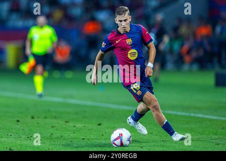 Barcelone, Allemagne. 24 août 2024. Fussball la Liga 2. Spieltag FC Barcelona - Athletic Bilbao AM 24.08.2024 im Lluis Companys Olympiastadion in Barcelona Fermin ( Barcelona ) Foto : Revierfoto crédit : ddp Media GmbH/Alamy Live News Banque D'Images