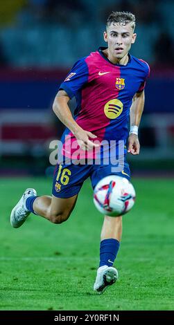 Barcelone, Allemagne. 24 août 2024. Fussball la Liga 2. Spieltag FC Barcelona - Athletic Bilbao AM 24.08.2024 im Lluis Companys Olympiastadion in Barcelona Fermin ( Barcelona ) Foto : Revierfoto crédit : ddp Media GmbH/Alamy Live News Banque D'Images