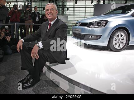 Wolfsburg, 12 mars 2009, Martin Winterkorn, Président du Conseil d'Administration de Volkswagen AG, Conférence de presse annuelle de Volkswagen AG, Berlin, G. Banque D'Images