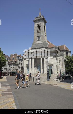 Cathédrale St-Pierre construite en 1785 sur la place du 8 septembre, église, Saint, Pierre, Besançon, Besançon, Doubs, France, Europe Banque D'Images