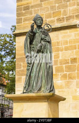 Duderstadt est une ville et une municipalité indépendante dans le district de Goettingen dans le sud-est de la basse-Saxe. Le paysage urbain à prédominance médiévale est Banque D'Images