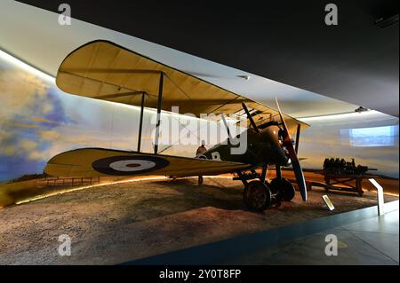 Collection d'avions Hermann Goerings de la première Guerre mondiale au musée de l'aviation de Cracovie. Banque D'Images