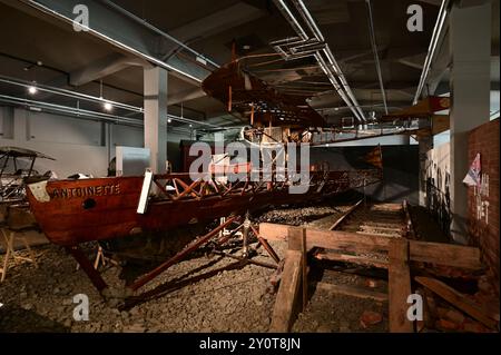 Collection d'avions Hermann Goerings de la première Guerre mondiale au musée de l'aviation de Cracovie. Banque D'Images