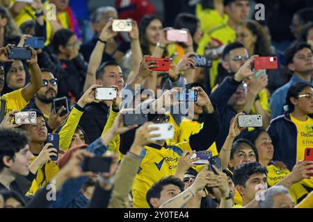 Bogota, Colombie. 03 septembre 2024. Colombie, fans lors du match de Coupe du monde féminine U-20 de la FIFA, Colombie 2024 entre la Colombie et le Cameroun, au stade El Campin, à Bogota, le 03 septembre 2024. Photo : Julian Medina/DiaEsportivo/Alamy Live News crédit : DiaEsportivo/Alamy Live News Banque D'Images