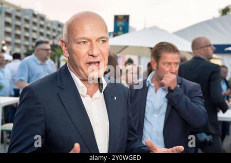 Kai Wegner beim 22. Berliner Hoffest am Roten Rathaus. Berlin, 03.09.2024 *** Kai Wegner au 22 Berlin court Festival au Rotes Rathaus Berlin, 03 09 2024 Foto:xS.xZeitzx/xFuturexImagex hoffest 4916 Banque D'Images