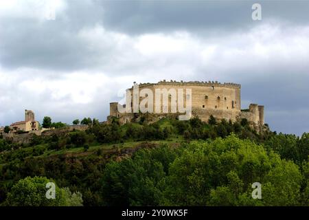 Château de Pedraza, province de Ségovie, Castille-et-Léon, Espagne Banque D'Images