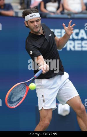 New York, Etats-Unis. 03 septembre 2024. Taylor Fritz des États-Unis au cours du 9e jour de l'US Open 2024, tournoi de tennis Grand Chelem le 3 septembre 2024 au USTA Billie Jean King National Tennis Center à New York, États-Unis - photo Jean Catuffe/DPPI crédit : DPPI Media/Alamy Live News Banque D'Images