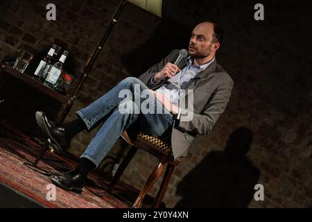 Berlin, Allemagne. 03 septembre 2024. Vladimir Kara Murza, politicien de l'opposition russe, a prononcé des discours lors de sa première apparition publique à Berlin après sa libération d'une prison russe suite à un échange de prisonniers politiques début août 2024. (Photo de Vasily Krestyaninov/SOPA images/SIPA USA) crédit : SIPA USA/Alamy Live News Banque D'Images