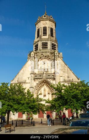 L'église de Saint Léonard est une église catholique située à Honfleur, France Banque D'Images