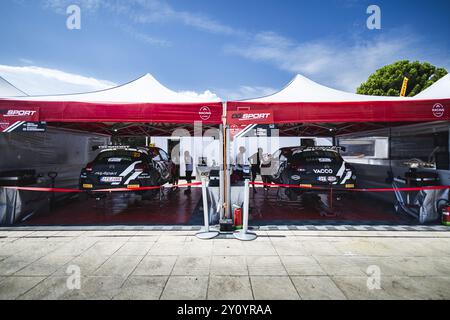 Ambiance lors de l'Acropolis Rally Greece 2024, 10ème manche du Championnat du monde des Rallyes car 2024 WRC, du 1er au 4 septembre 2024 à Lamia, Grèce Banque D'Images