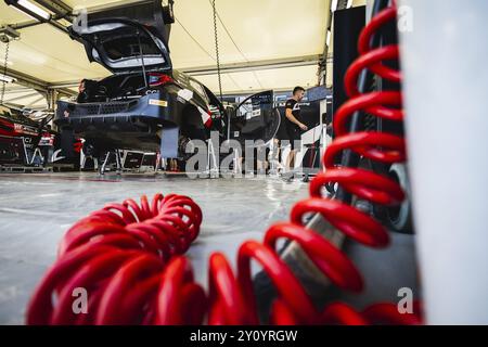 Ambiance lors de l'Acropolis Rally Greece 2024, 10ème manche du Championnat du monde des Rallyes car 2024 WRC, du 1er au 4 septembre 2024 à Lamia, Grèce Banque D'Images