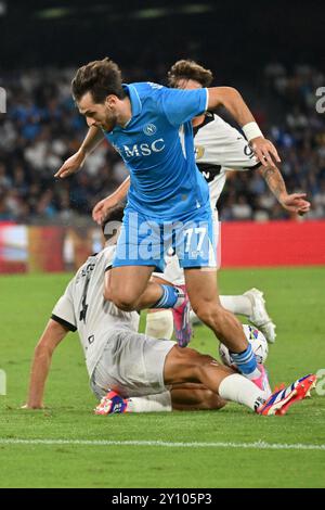 Naples, Italie. 31 août 2024. Italie, 29 mars 2024 : Khvicha Kvaratskhelia pendant le championnat italien Serie A 2024-2025 match de football entre Naples et Parme au stade de Maradona, Italie (Felice de Martino/ SPP) crédit : SPP Sport photo de presse. /Alamy Live News Banque D'Images