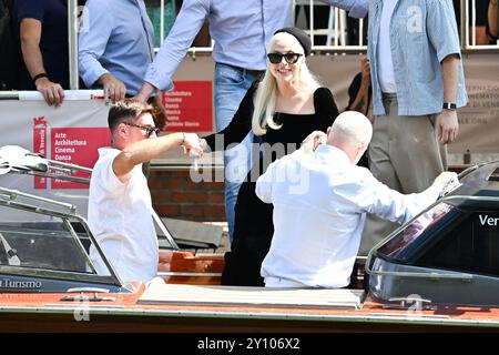 Venise, Italie. 04th Sep, 2024. Lady Gaga quitte le Casino dans le cadre du 81ème Festival International du film de Venise, à Venise, Italie, le 4 septembre 2024. Photo Aurore MARECHAL/ABACAPRESS. COM Credit : Abaca Press/Alamy Live News Banque D'Images