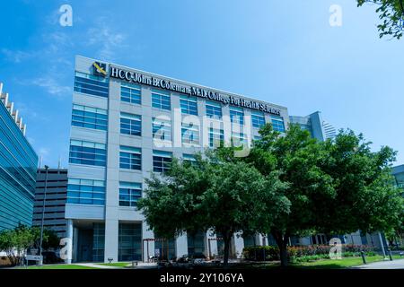 Houston, Texas, États-Unis - 3 avril 2024 : HCC John B. Coleman, M.D. College for Health Sciences Building à Houston, Texas, États-Unis. Banque D'Images