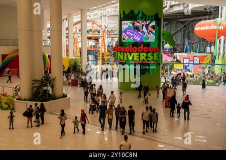 The American Dream Mall à East Rutherford, NJ le samedi 31 août 2024. (© Richard B. Levine) Banque D'Images