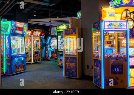 The Game Room par Hasbro au American Dream Mall à East Rutherford, NJ le samedi 31 août 2024. (© Richard B. Levine) Banque D'Images