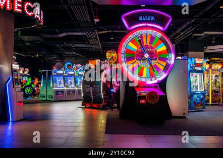 The Game Room par Hasbro au American Dream Mall à East Rutherford, NJ le samedi 31 août 2024. (© Richard B. Levine) Banque D'Images