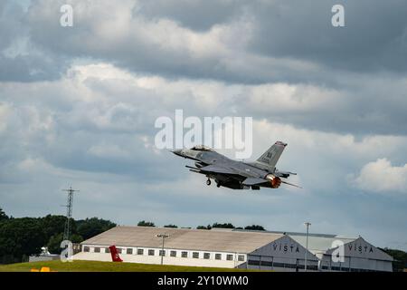 Farnborough, Hampshire - 26 juillet 2024 : Farnborough International Airshow vendredi Banque D'Images