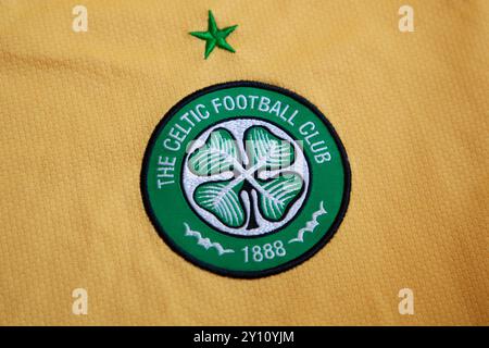 Écusson du club Celtic FC, logo, écusson, emblème Banque D'Images