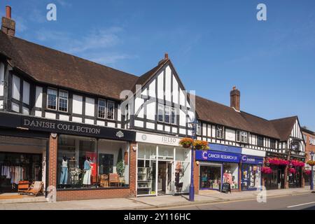 Angleterre, Kent, Sevenoaks, High Street Banque D'Images