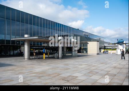 Copenhague, Danemark, 24 juillet 2024 - le terminal 2 contemporain de l'aéroport international Banque D'Images