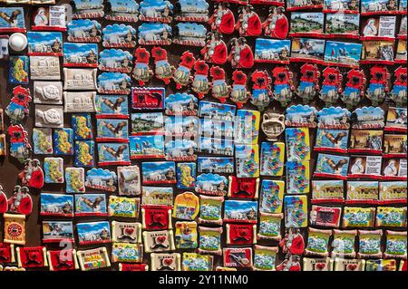 Albanie, péninsule balkanique, Europe du Sud-est, République d'Albanie, Albanie centrale, Kruja, Bazaar Banque D'Images