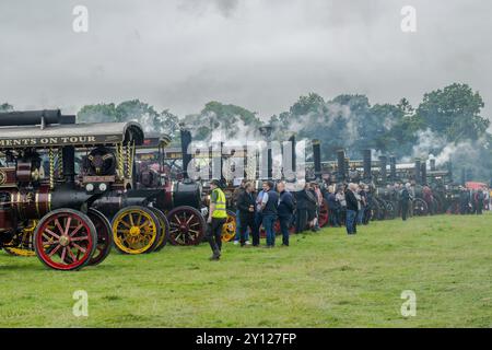 Stradbally National Steam Rally 2024, Stradbally, États-Unis Laois, Irlande. Banque D'Images