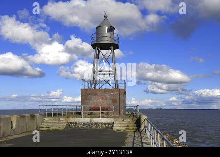 Wilhelmshaven, feu croisé à l'Alte mole, Wilhelmshaven, basse-Saxe, République fédérale d'Allemagne Banque D'Images