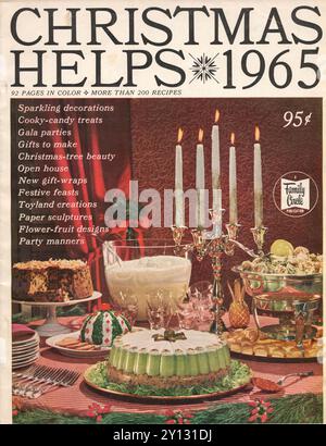 Woodbridge, New Jersey - 4 septembre 2024 : la couverture d'un magazine vintage Christmas Helps de Family Circle de 1965. Magazine est vieux et a imperf Banque D'Images