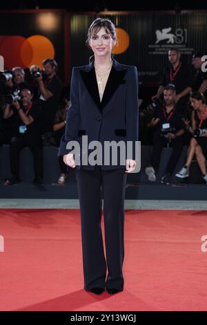 Venezia, Italie. 04th Sep, 2024. Giulia Steigerwalt assiste au tapis rouge « Diva Futura » au 81e Festival international du film de Venise le 4 septembre 2024 à Venise, en Italie. (Photo de Gian Mattia D'Alberto/LaPresse) crédit : LaPresse/Alamy Live News Banque D'Images