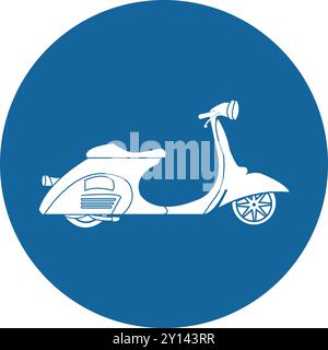 scooter icône de moto vecteur illustration design de symbole Illustration de Vecteur
